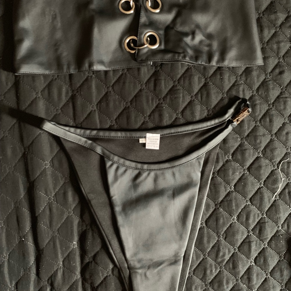 Brand New Faux Leather 2 piece